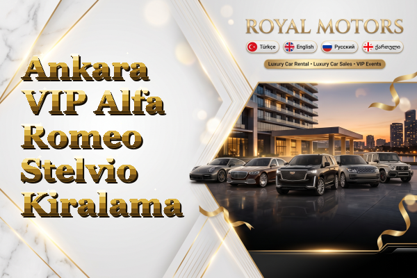 Ankara VIP Alfa Romeo Stelvio Kiralama