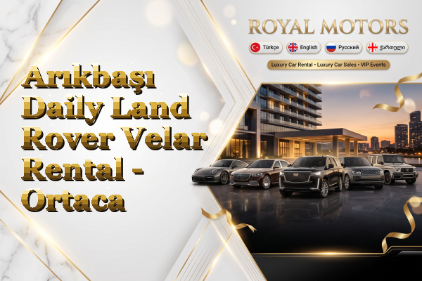 Arıkbaşı Daily Land Rover Velar Rental - Ortaca