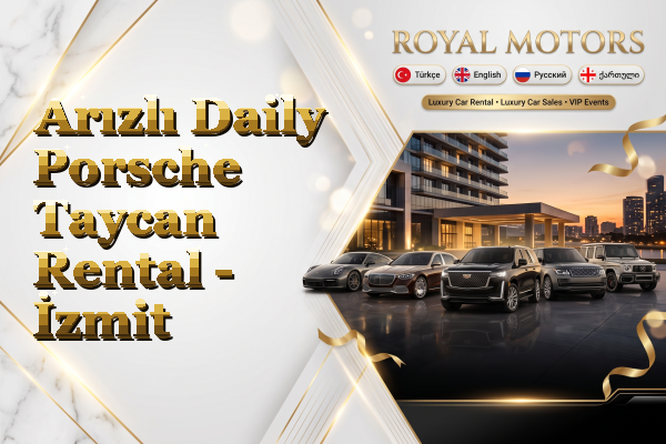 Arızlı Daily Porsche Taycan Rental - İzmit