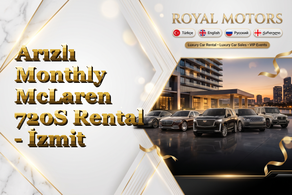 Arızlı Monthly McLaren 720S Rental - İzmit