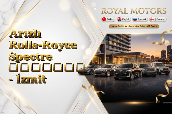 Arızlı Rolls-Royce Spectre გაყიდვა - İzmit