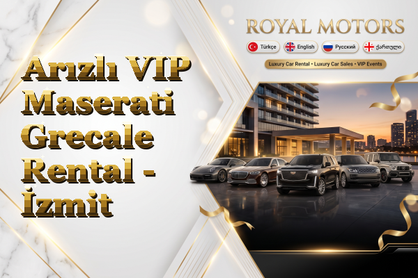 Arızlı VIP Maserati Grecale Rental - İzmit