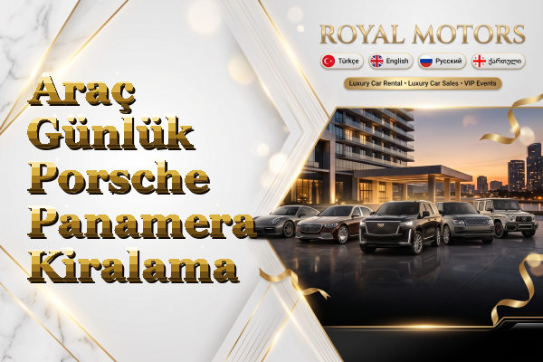 Araç Günlük Porsche Panamera Kiralama