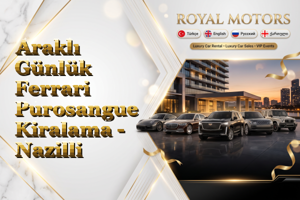 Araklı Günlük Ferrari Purosangue Kiralama - Nazilli
