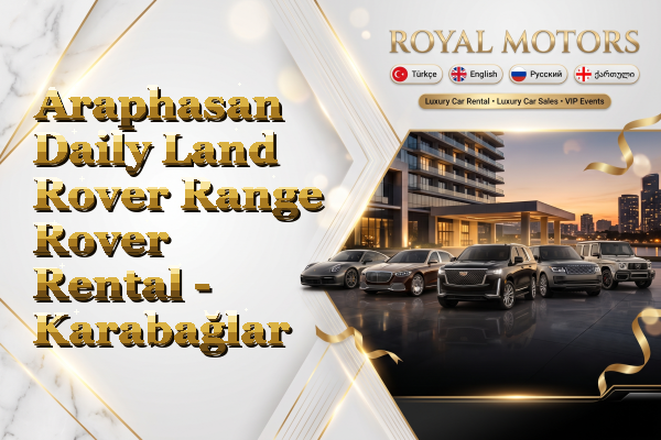 Araphasan Daily Land Rover Range Rover Rental - Karabağlar