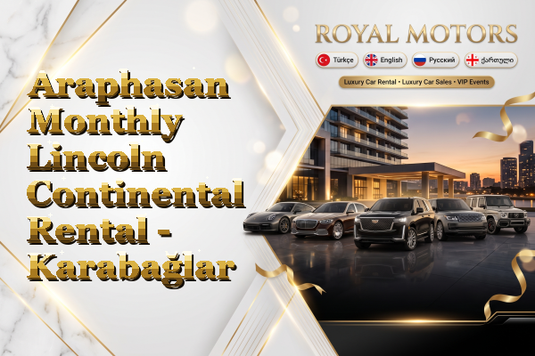 Araphasan Monthly Lincoln Continental Rental - Karabağlar