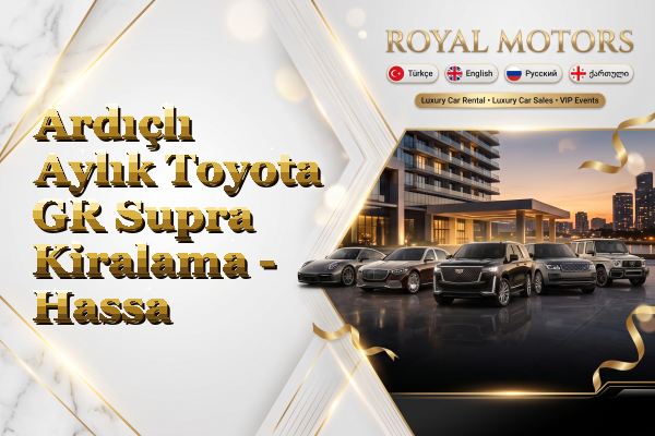 Ardıçlı Aylık Toyota GR Supra Kiralama - Hassa