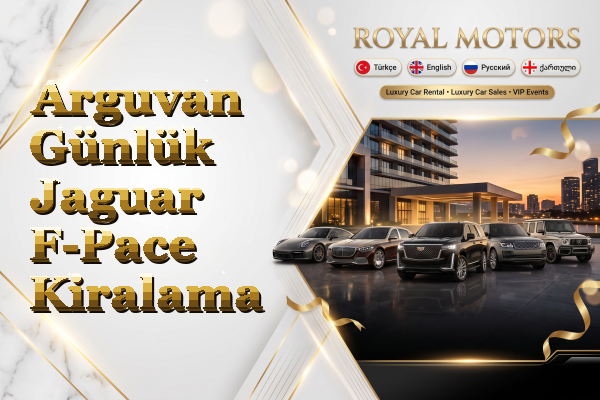 Arguvan Günlük Jaguar F-Pace Kiralama