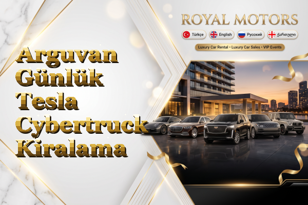Arguvan Günlük Tesla Cybertruck Kiralama