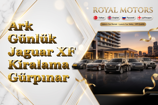 Ark Günlük Jaguar XF Kiralama - Gürpınar