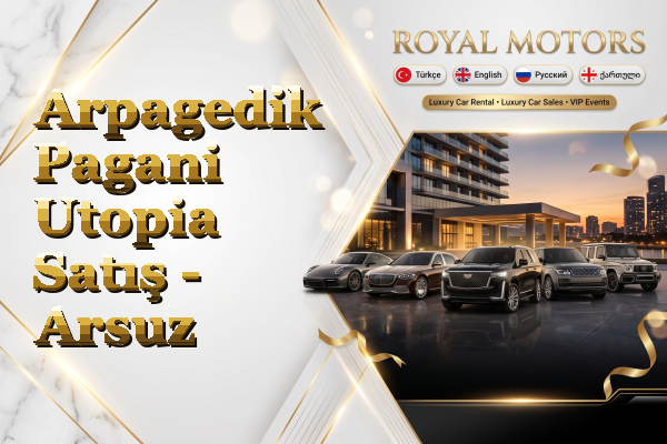 Arpagedik Pagani Utopia Satış - Arsuz