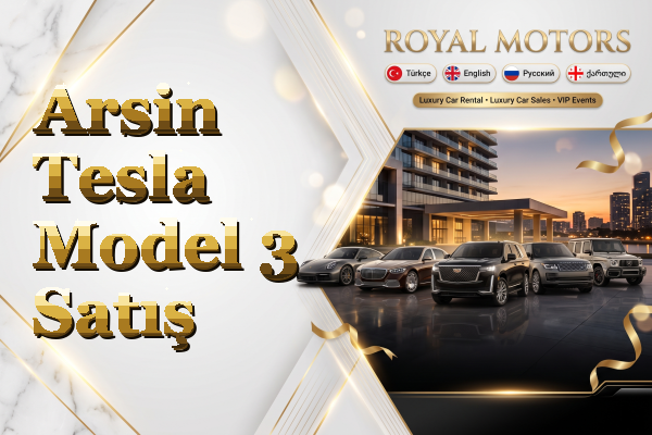 Arsin Tesla Model 3 Satış