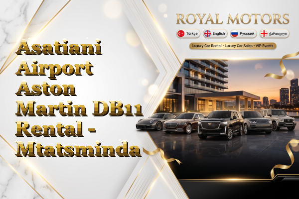 Asatiani Airport Aston Martin DB11 Rental - Mtatsminda