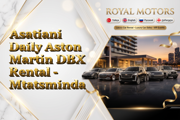 Asatiani Daily Aston Martin DBX Rental - Mtatsminda