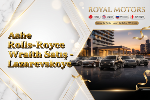 Ashe Rolls-Royce Wraith Satış - Lazarevskoye