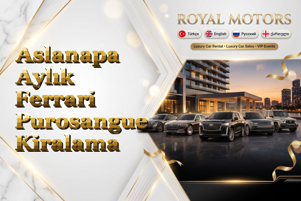 Aslanapa Aylık Ferrari Purosangue Kiralama