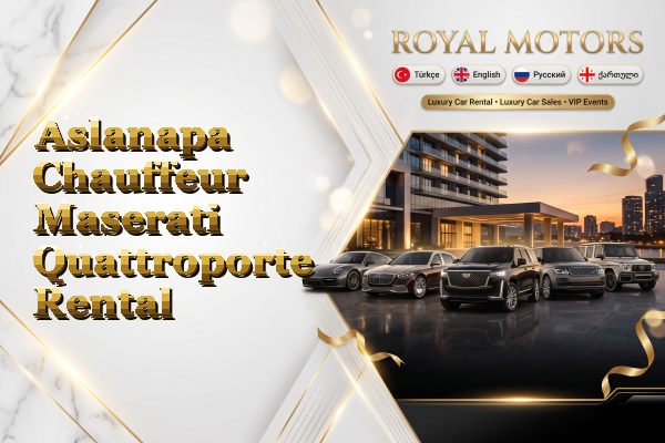 Aslanapa Chauffeur Maserati Quattroporte Rental
