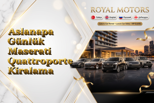 Aslanapa Günlük Maserati Quattroporte Kiralama