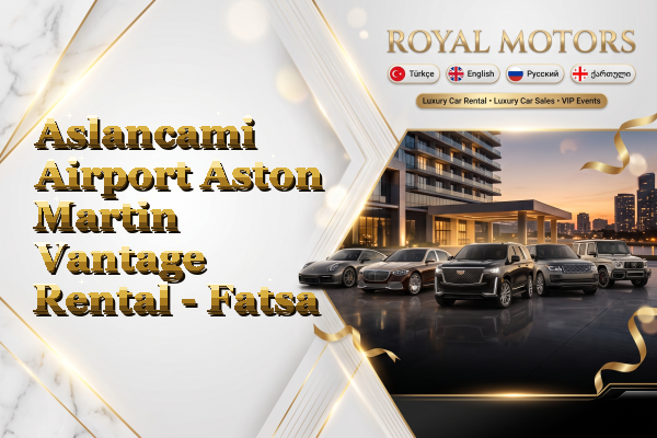 Aslancami Airport Aston Martin Vantage Rental - Fatsa