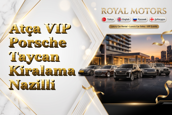 Atça VIP Porsche Taycan Kiralama - Nazilli
