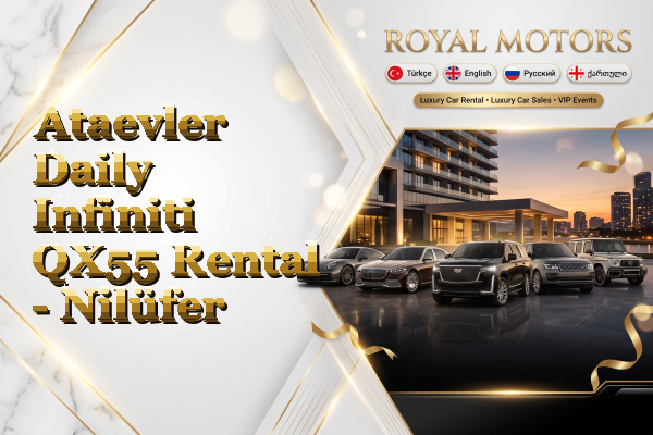 Ataevler Daily Infiniti QX55 Rental - Nilüfer
