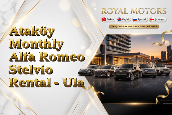 Ataköy Monthly Alfa Romeo Stelvio Rental - Ula