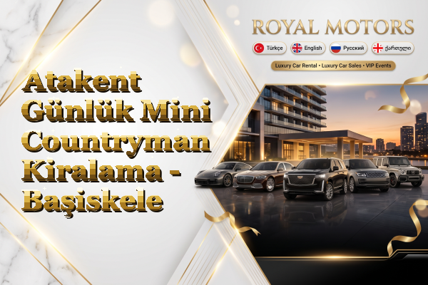 Atakent Günlük Mini Countryman Kiralama - Başiskele