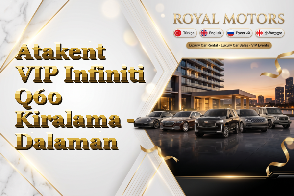 Atakent VIP Infiniti Q60 Kiralama - Dalaman