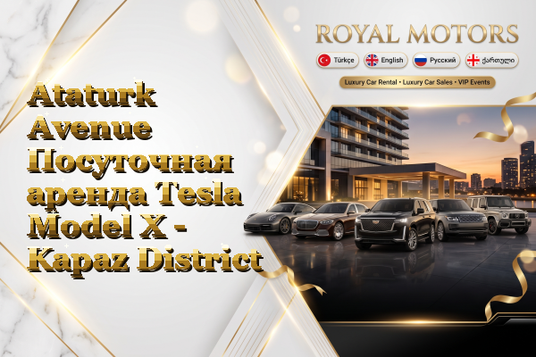 Ataturk Avenue Посуточная аренда Tesla Model X - Kapaz District