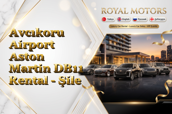 Avcıkoru Airport Aston Martin DB11 Rental - Şile