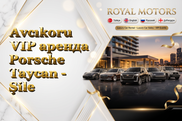 Avcıkoru VIP аренда Porsche Taycan - Şile