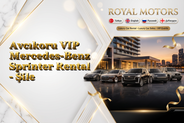 Avcıkoru VIP Mercedes-Benz Sprinter Rental - Şile