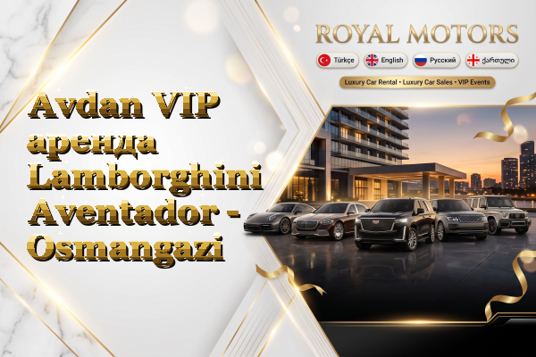 Avdan VIP аренда Lamborghini Aventador - Osmangazi