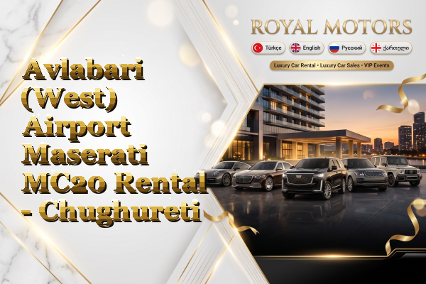 Avlabari (West) Airport Maserati MC20 Rental - Chughureti
