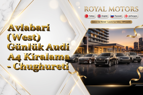 Avlabari (West) Günlük Audi A4 Kiralama - Chughureti