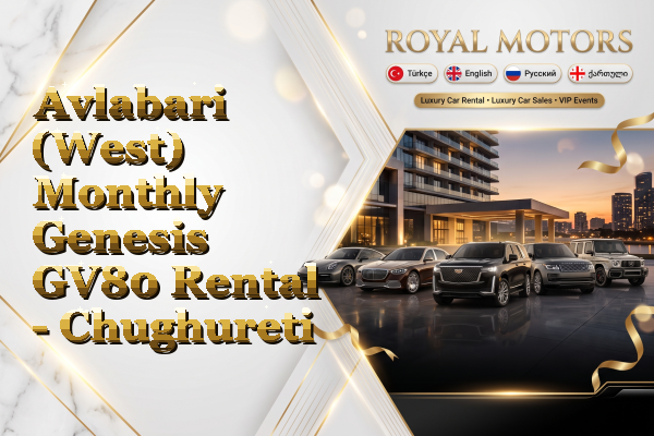 Avlabari (West) Monthly Genesis GV80 Rental - Chughureti