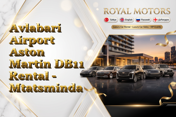 Avlabari Airport Aston Martin DB11 Rental - Mtatsminda