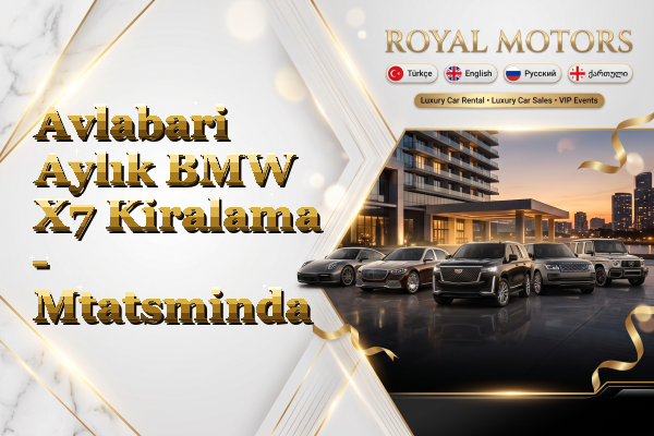 Avlabari Aylık BMW X7 Kiralama - Mtatsminda