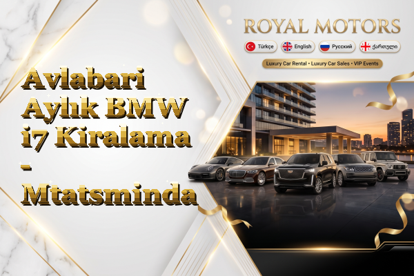 Avlabari Aylık BMW i7 Kiralama - Mtatsminda