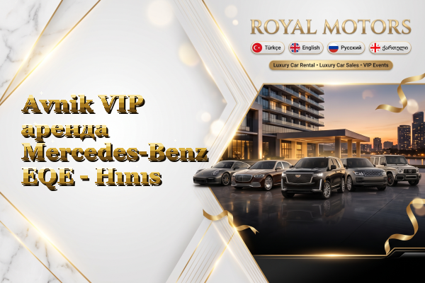 Avnik VIP аренда Mercedes-Benz EQE - Hınıs