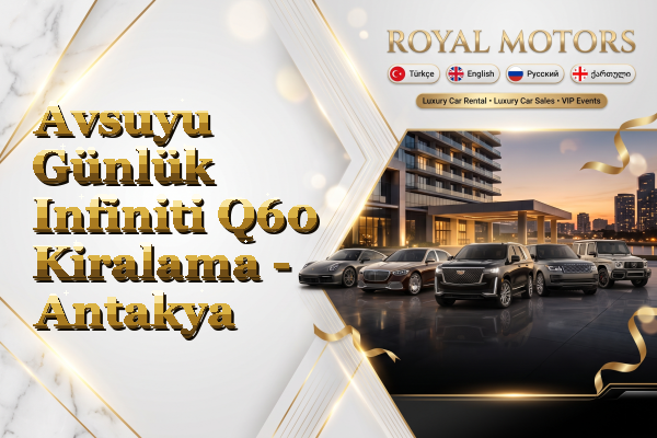 Avsuyu Günlük Infiniti Q60 Kiralama - Antakya