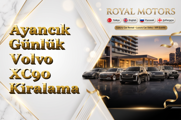 Ayancık Günlük Volvo XC90 Kiralama