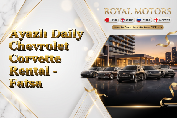 Ayazlı Daily Chevrolet Corvette Rental - Fatsa