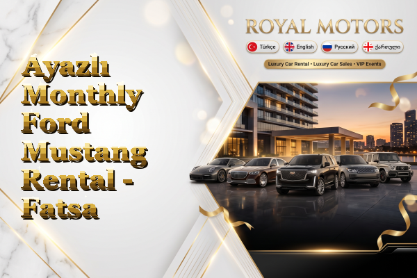 Ayazlı Monthly Ford Mustang Rental - Fatsa
