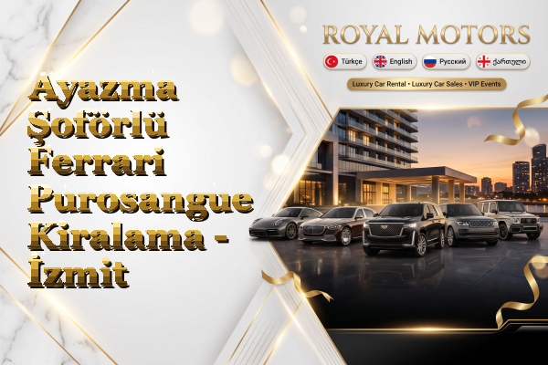 Ayazma Şoförlü Ferrari Purosangue Kiralama - İzmit