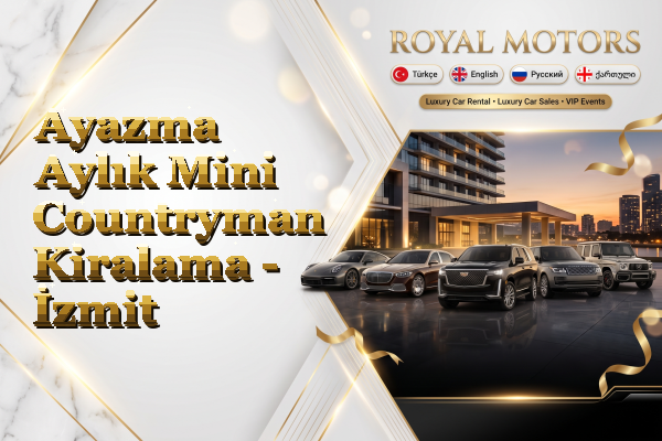Ayazma Aylık Mini Countryman Kiralama - İzmit