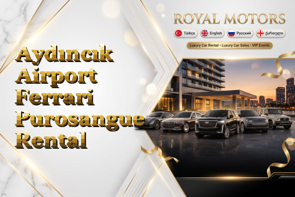 Aydıncık Airport Ferrari Purosangue Rental