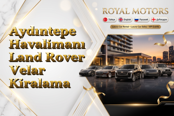 Aydıntepe Havalimanı Land Rover Velar Kiralama