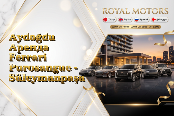 Aydoğdu Аренда Ferrari Purosangue - Süleymanpaşa