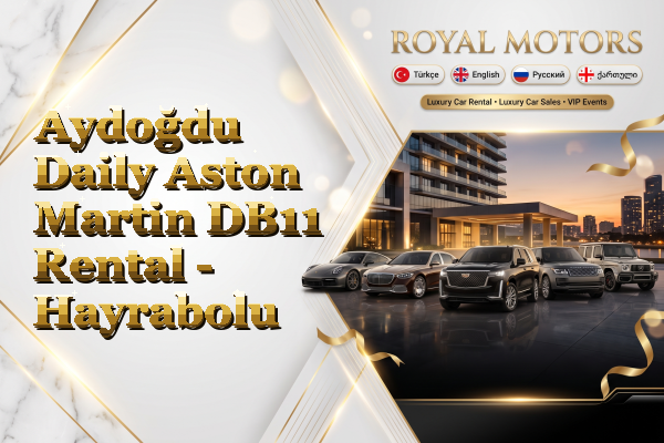 Aydoğdu Daily Aston Martin DB11 Rental - Hayrabolu